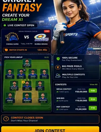 Www88slots (88 slots) fantasy cricket & matchday visual 3
